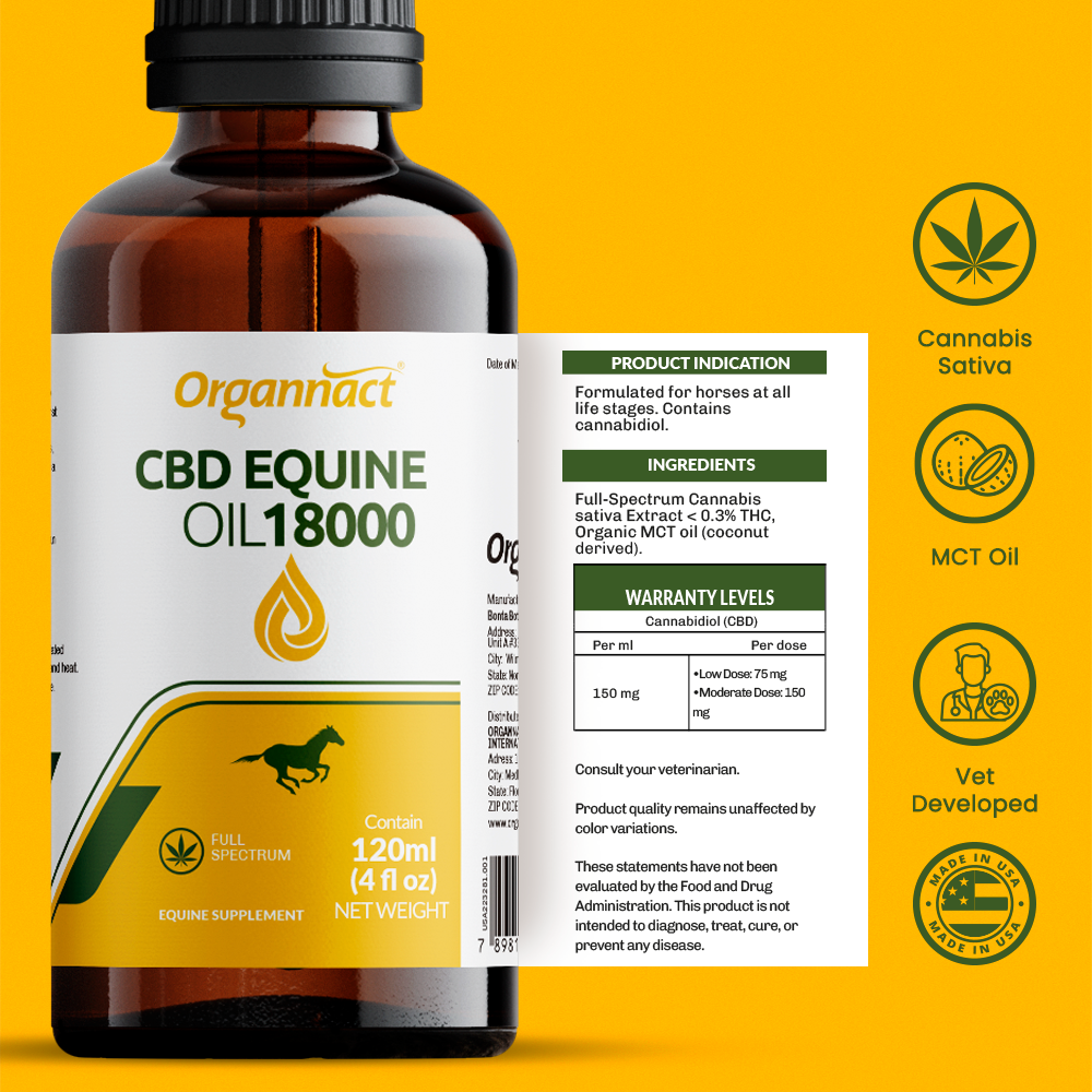 CBD EQUINE OIL 18000